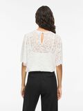 Product image thumbnail - VISTACIA BLONDE TOP MED KORTE &AElig;RMER, Cloud Dancer | 2