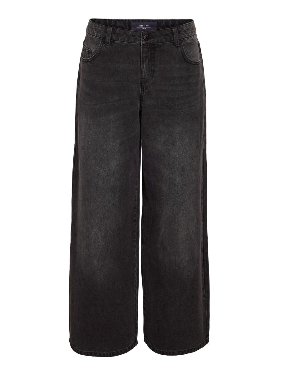 Noisy May NMANDY LOOSE FIT JEANS, Black Denim, highres - 27034157_BlackDenim_001.jpg