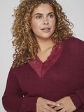 Vila CURVE - KNITTED TOP, Beet Red, highres - 14090597_BeetRed_006.jpg
