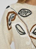 VILA ROUND NECK KNITTED PULLOVER, Birch, highres - 14104531_Birch_1163720_007.jpg
