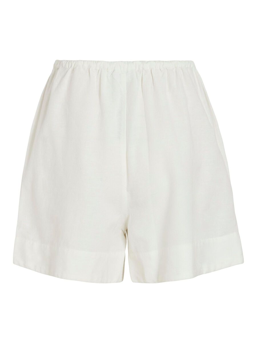VILA MID WAIST SHORTS, Snow White, highres - 14104794_SnowWhite_002.jpg