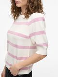 VILA STRIPED KNITTED TOP, White Alyssum, highres - 14108479_WhiteAlyssum_1196763_006.jpg