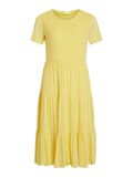 Vila SHORT SLEEVED RUFFLE MIDI DRESS, Sunshine, highres - 14055570_Sunshine_001.jpg