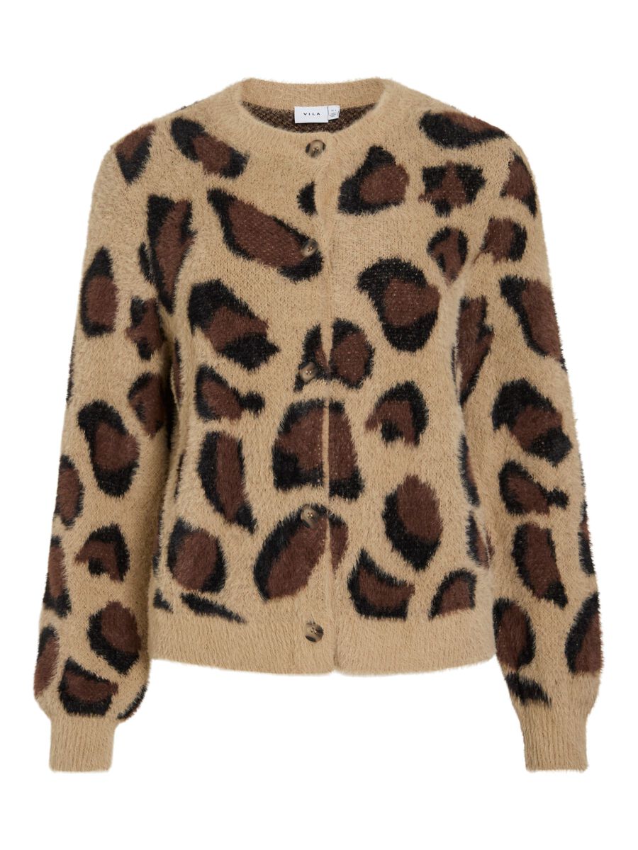 Carousel image - BUTTONED KNITTED CARDIGAN, Tigers Eye | 6