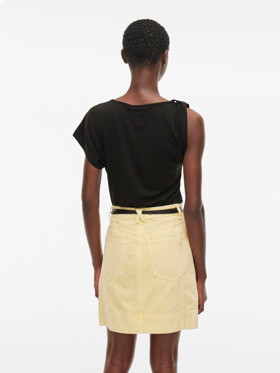 VILA ROUND NECK SHORT SLEEVED TOP, Meteorite, highres - 14105894_Meteorite_004.jpg