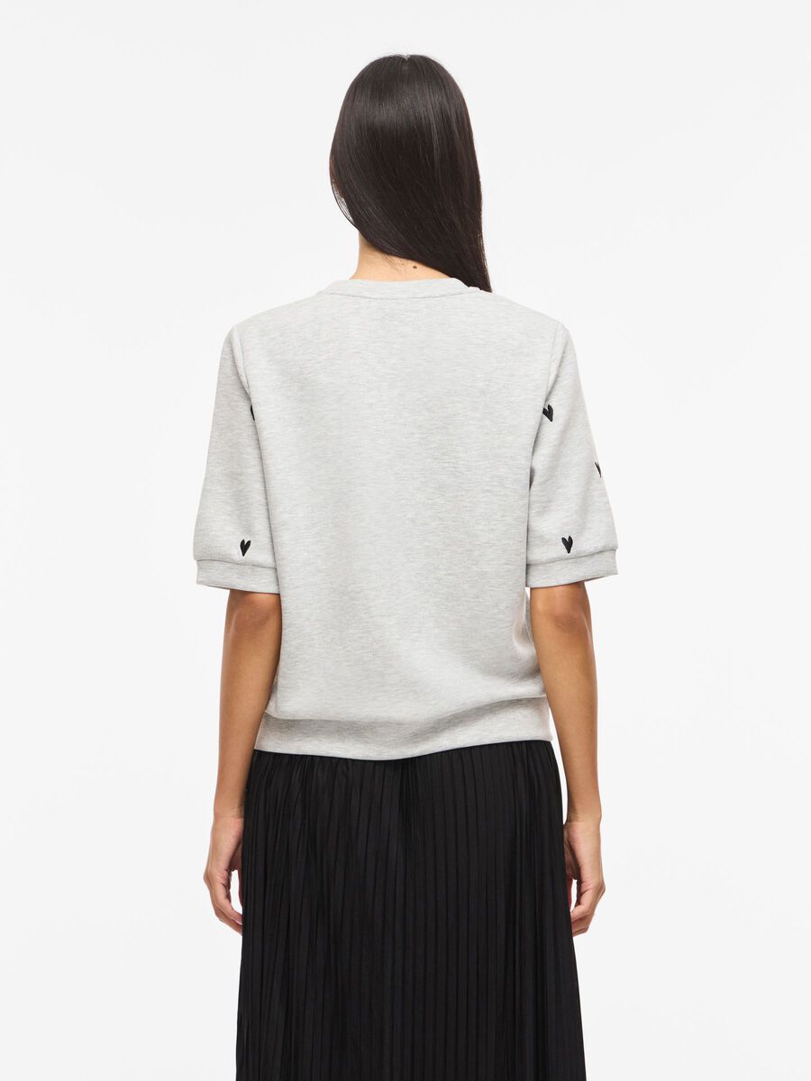 Product carousel image - CAMISOLA DE MANGA CURTA, Light Grey Melange | 2