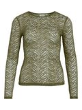 VILA RUNDHALS OBERTEIL MIT LANGEN ÄRMELN, Capulet Olive, highres - 14103899_CapuletOlive_001.jpg