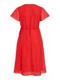 VILA SHORT SLEEVED WRAP DRESS, Poppy Red, highres - 14109657_PoppyRed_002.jpg