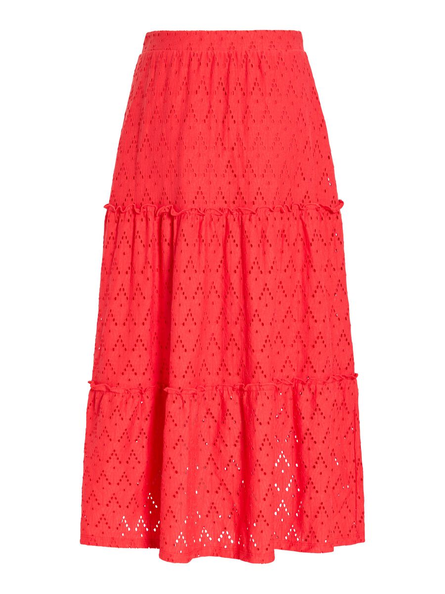 Carousel image - VIAMALINA CINTURA ALTA SAIA MIDI, Hibiscus | 6