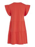 Vila SHORT-SLEEVED SHORT DRESS, Poppy Red, highres - 14087541_PoppyRed_002.jpg