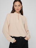 VILA HIGH NECK OBERTEIL MIT LANGEN ÄRMELN, Birch, highres - 14109876_Birch_007.jpg