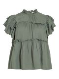 VILA VIPRETA HOGE KRAAG TOP MET KAPMOUWEN, Laurel Wreath, highres - 14112805_LaurelWreath_001.jpg