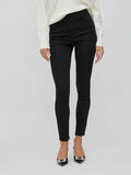 Vila HØJTALJET SKINNY FIT JEANS, Black Denim, highres - 14084770_BlackDenim_003.jpg