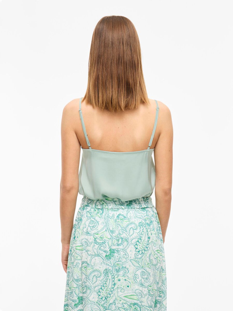 VILA VIHOGI SINGLET STRAP TOP, Green Milieu, highres - 14112696_GreenMilieu_004.jpg