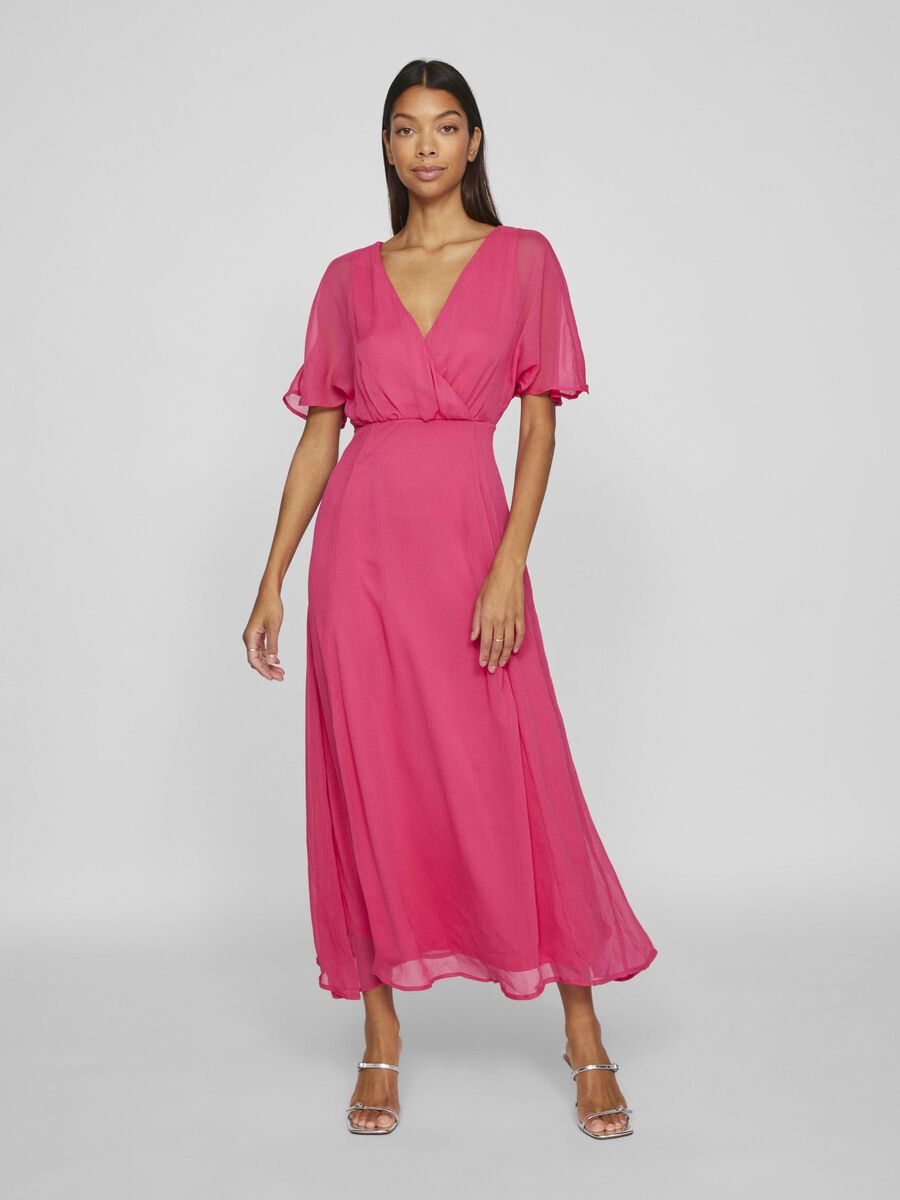 Vila LONG OCCASION DRESS, Pink Yarrow, highres - 14089561_PinkYarrow_003.jpg