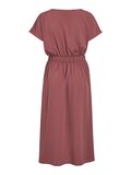 VILA SHORT SLEEVED MIDI DRESS, Rose Brown, highres - 14109492_RoseBrown_002.jpg
