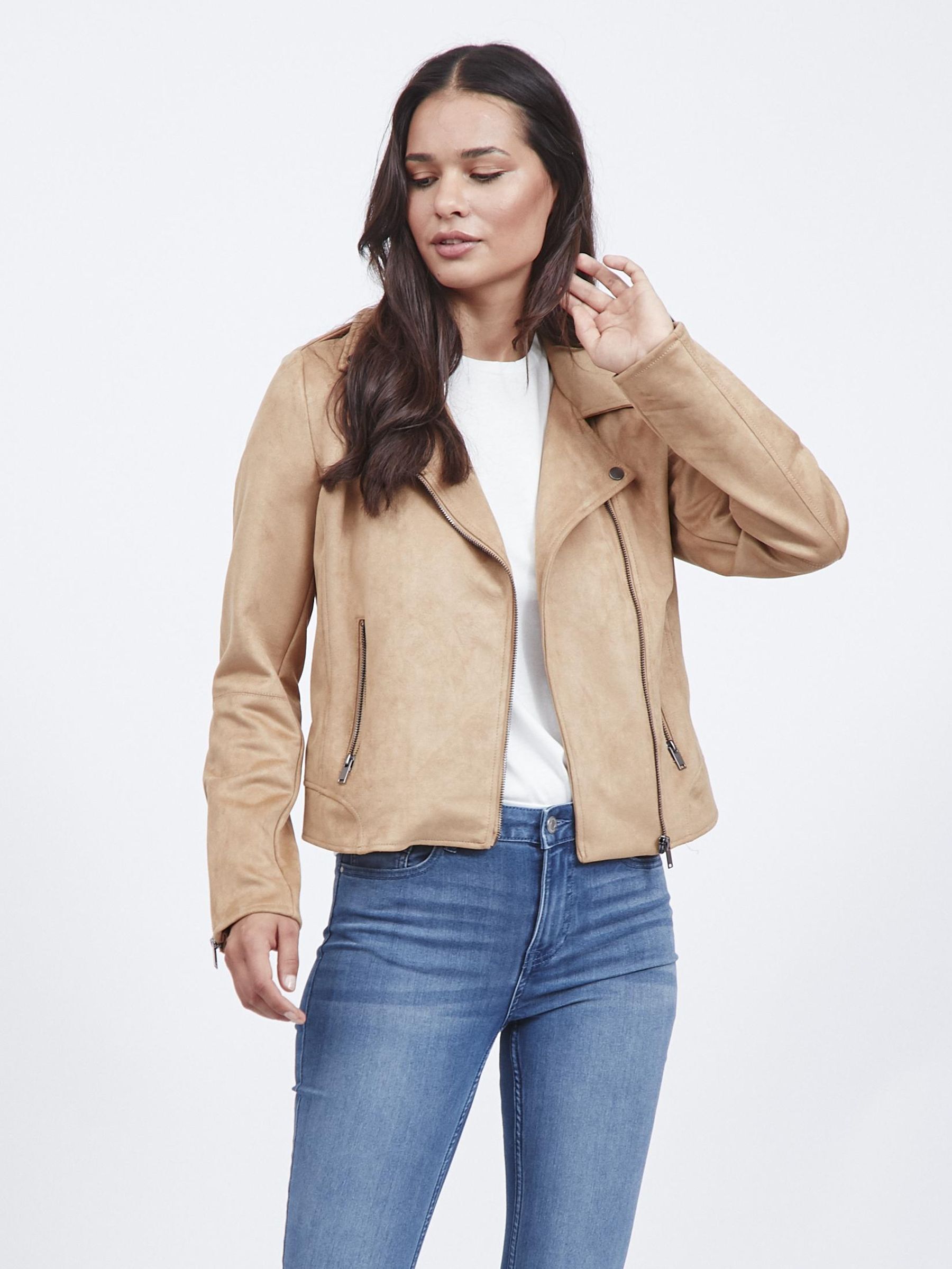 Leren jas bruin casual uitstraling Mode Jassen Leren jassen 