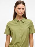 VILA FRONT KNOT SHORT SLEEVED SHIRT, Sage, highres - 14096244_Sage_007.jpg