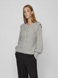 Vila DETAILED KNITTED CARDIGAN, Light Grey Melange, highres - 14090230_LightGreyMelange_003.jpg