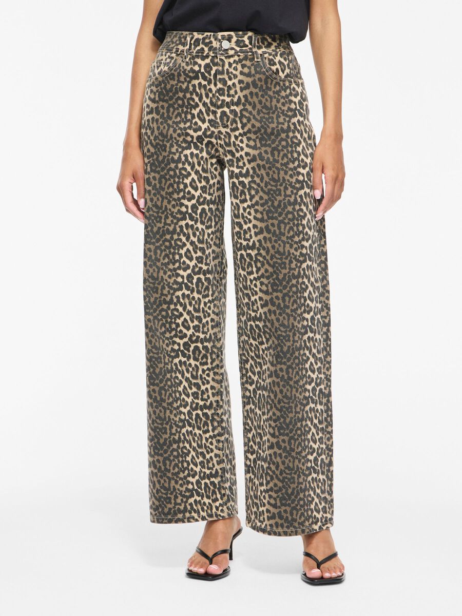 Product carousel image - VICHIA - TAILLE HAUTE JEAN, Birch | 1