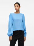 VILA ROUND NECK LONG SLEEVED TOP, Blissful Blue, highres - 14104519_BlissfulBlue_003.jpg