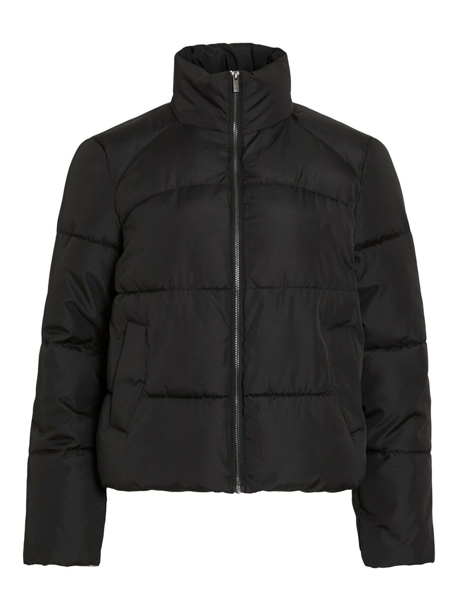 Product carousel image - VIKARLA HIGH NECK PUFFER JACKET, Black | 2