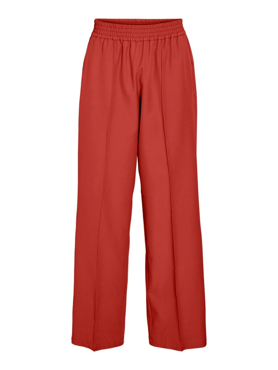 VILA HIGH WAIST TROUSERS, Aurora Red, highres - 14109210_AuroraRed_001.jpg
