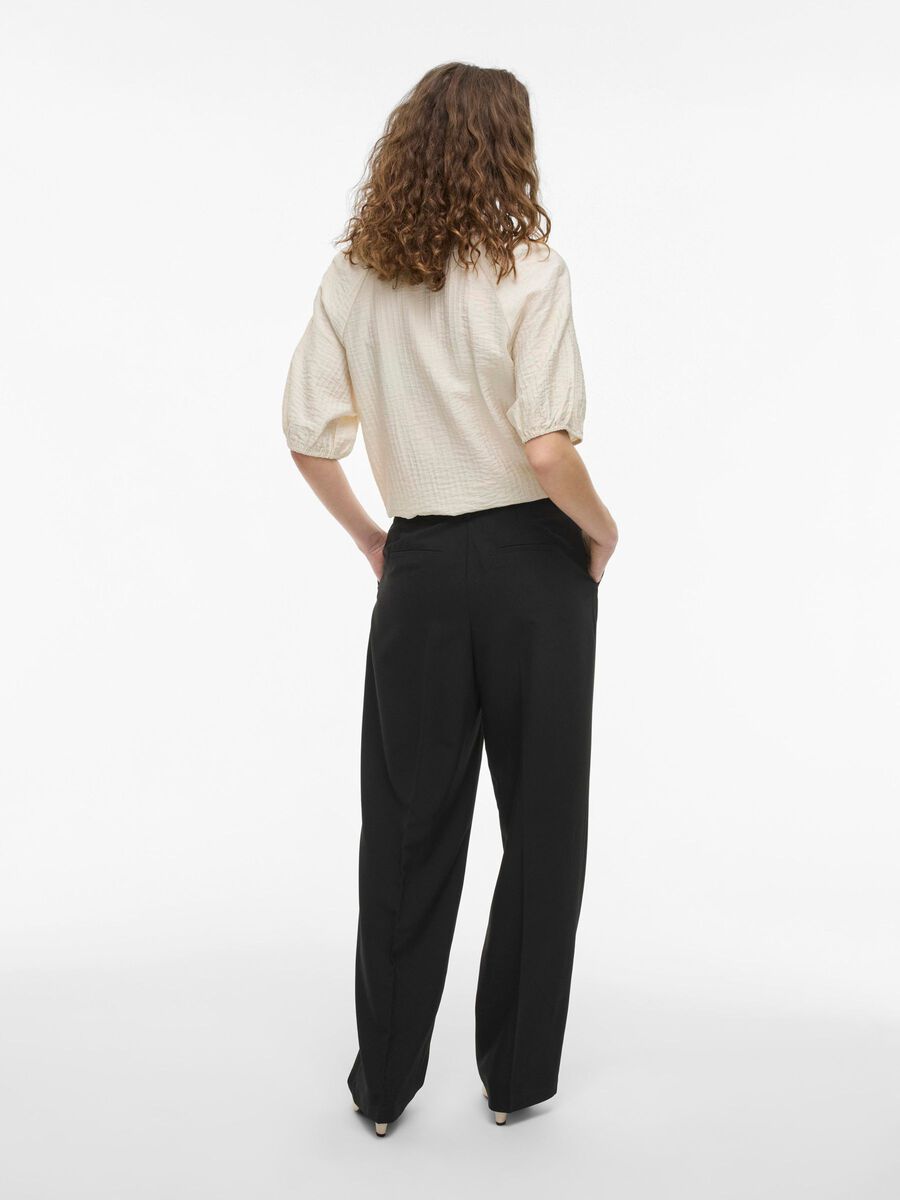 VILA HIGH WAIST TROUSERS, Black Beauty, highres - 14105318_BlackBeauty_004.jpg