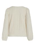VILA V-HALS TOP MET LANGE MOUWEN, Birch, highres - 14099604_Birch_002.jpg