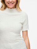 VILA VIMALMEN HIGH NECK SHORT SLEEVED TOP, Snow White, highres - 14112683_SnowWhite_006.jpg