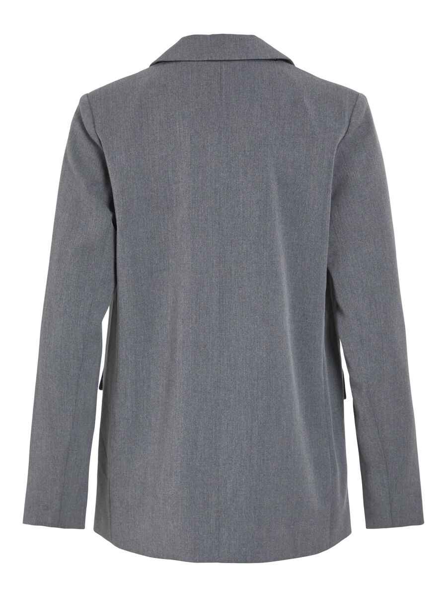 VILA VIVARONE LOOSE FIT BLAZER, Medium Grey Melange, highres - 14096218_MediumGreyMelange_002.jpg