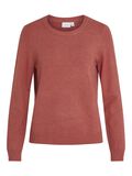 Vila COL ROND PULL EN MAILLE, Spiced Coral, highres - 14054177_SpicedCoral_714851_001.jpg