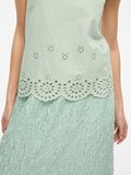 VILA VIHORTENSA EMBROIDERED CAP SLEEVE TOP, Silt Green, highres - 14106908_SiltGreen_006.jpg