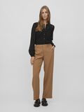Vila HIGH WAISTED WIDE-LEG TROUSERS, Toasted Coconut, highres - 14076914_ToastedCoconut_005.jpg