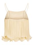 Product image thumbnail - VIWANDA PLEATED STRAP TOP, Pastel Yellow | 7