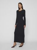 VILA MAXI KNITTED DRESS, Black, highres - 14109935_Black_003.jpg