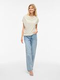 VILA VIMODALA WATERFALL CAP SLEEVE TOP, Birch, highres - 14107641_Birch_005.jpg