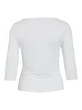VILA VIKENZA BOATNECK SHORT SLEEVED TOP, Optical Snow, highres - 14113459_OpticalSnow_002.jpg