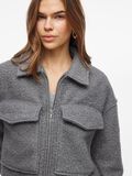 VILA ZIPPER JACKET, Medium Grey Melange, highres - 14103404_MediumGreyMelange_006.jpg