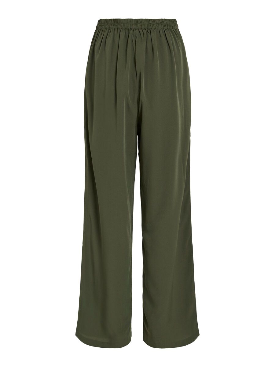 Carousel image - HIGH-WAIST WIDE LEG BROEK, Deep Depths | 2