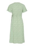 Product image thumbnail - VILOVIE SHORT SLEEVED WRAP DRESS, Smoke Green | 6