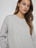 VILA ROUND NECK LONG SLEEVED SWEATSHIRT, Light Grey Melange, highres - 14103224_LightGreyMelange_1161086_006.jpg