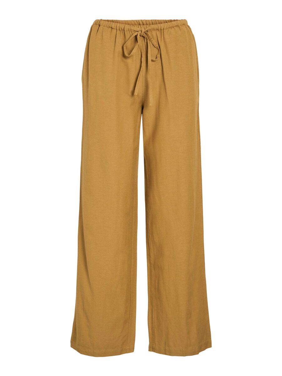 VILA MID-WAIST TROUSERS, Wood Thrush, highres - 14104793_WoodThrush_001.jpg