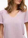VILA SHORT SLEEVED V-NECK TOP, Winsome Orchid, highres - 14093441_WinsomeOrchid_006.jpg
