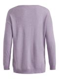 Vila HIGH LOW KNITTED PULLOVER, Pastel Lilac, highres - 14056511_PastelLilac_002.jpg