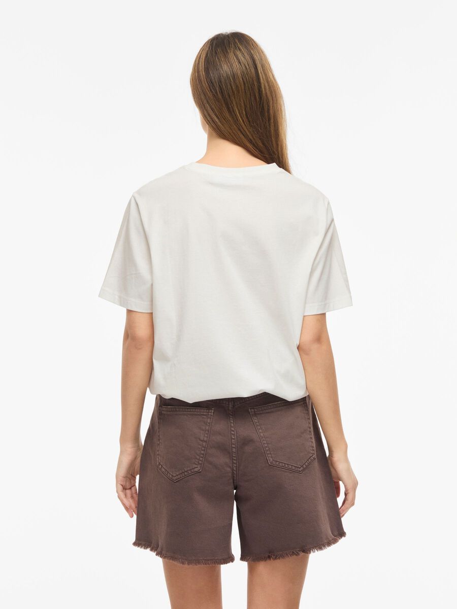 Product carousel image - VISYBIL ROUND NECK T-SHIRT, Snow White | 2