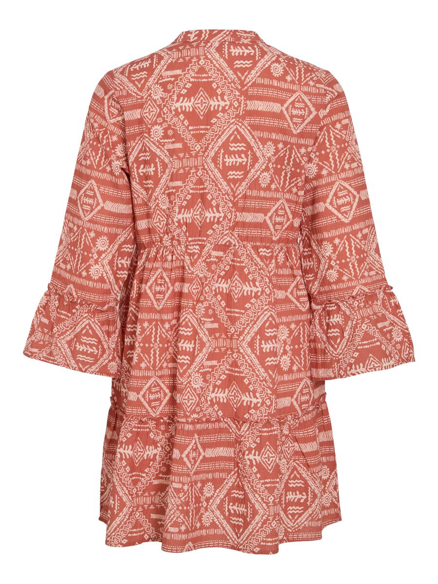VILA VIETNA 3/4-ARM MINIKLEID, Ginger Spice, highres - 14110947_GingerSpice_1225506_002.jpg