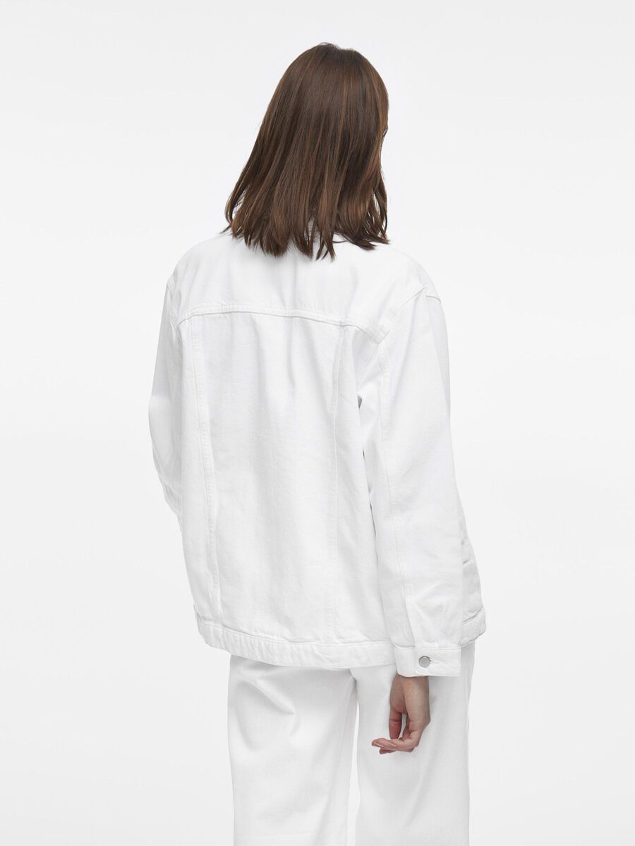 VILA CON BOTONES CHAQUETA VAQUERA, White Denim, highres - 14100668_WhiteDenim_004.jpg