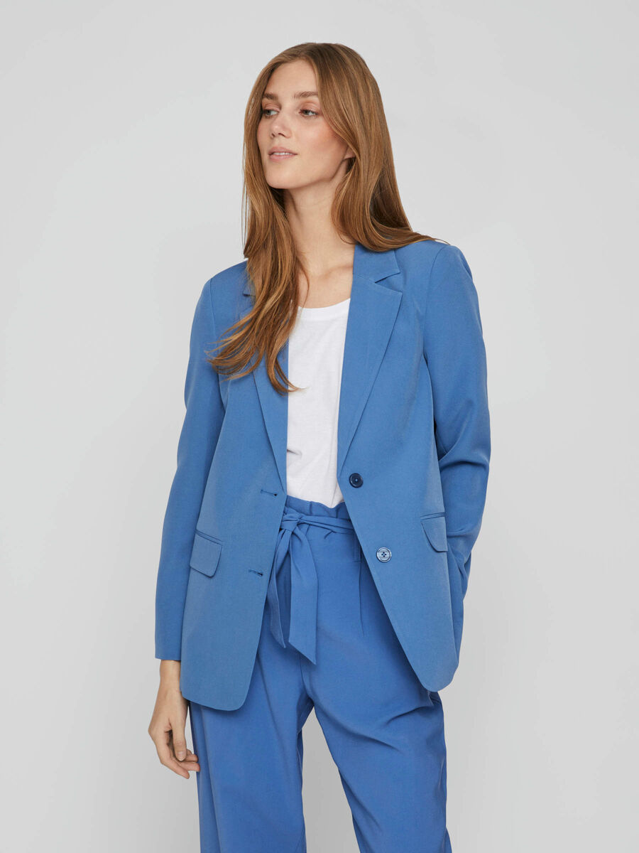 Vila PETITE - LØS PASFORM BLAZER, Federal Blue, highres - 14086789_FederalBlue_003.jpg