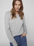 Vila COL ROND PULL EN MAILLE, Light Grey Melange, highres - 14054177_LightGreyMelange_007.jpg